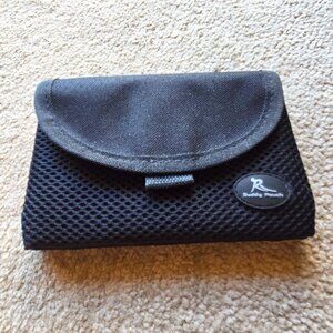 All Black Buddy Pouch for Running or Active Time - Magnetic Closure